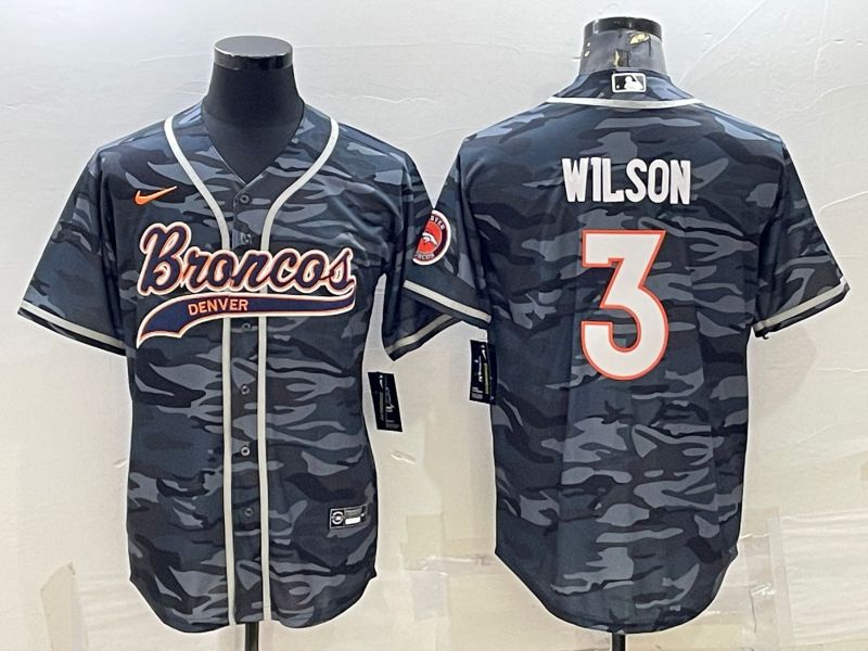 Men Denver Broncos #3 Wilson Camo 2022 Nike Co branded NFL Jersey->denver broncos->NFL Jersey